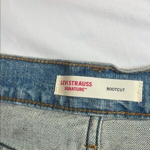 Levi Strauss Signature Men's Bootcut Jeans - Blue